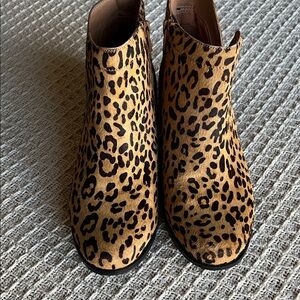 Vionic Animal Print Ankle Booties